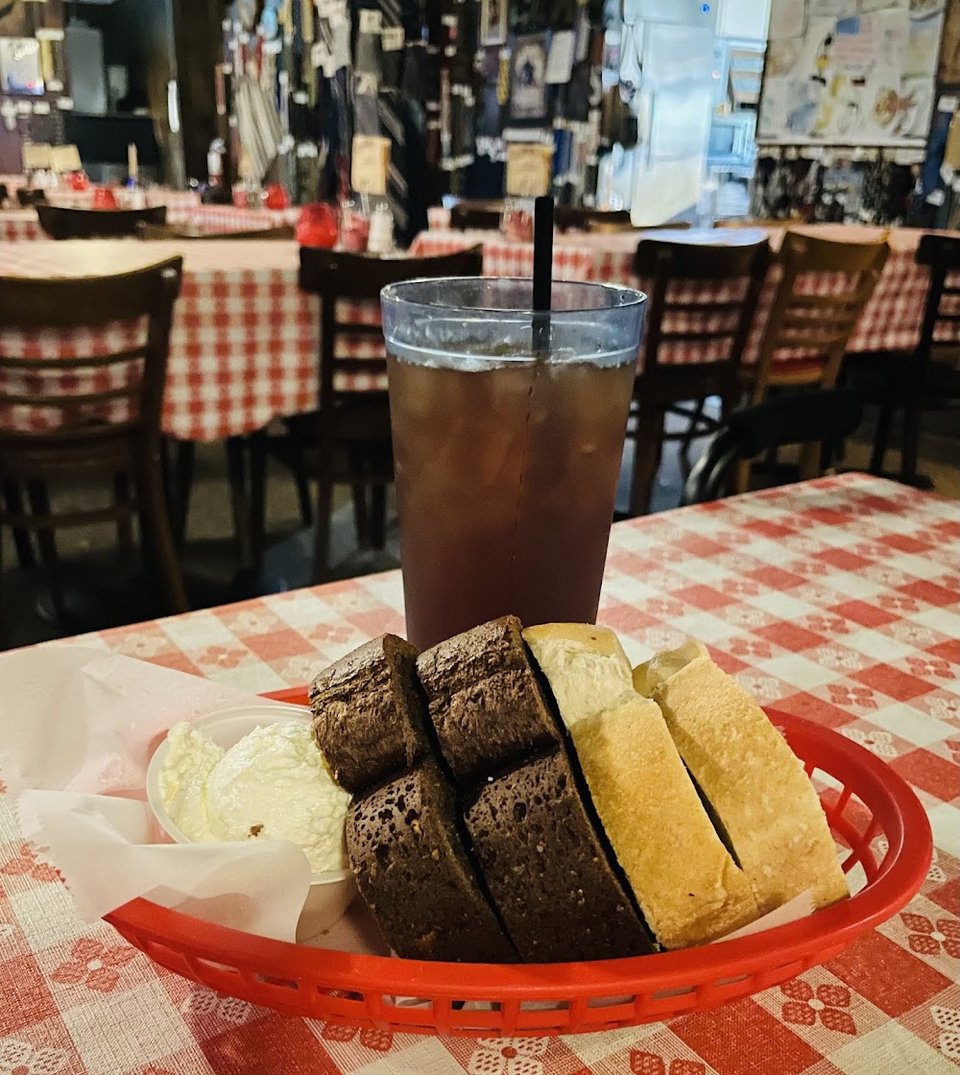 Sqaw and Sourdough Bread with Butter